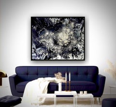 Winter Flower / Published in Art book CELEBRITY MASTERS /Abstract monochrome.