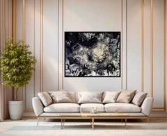 Winter Flower / Published in Art book CELEBRITY MASTERS /Abstract monochrome.