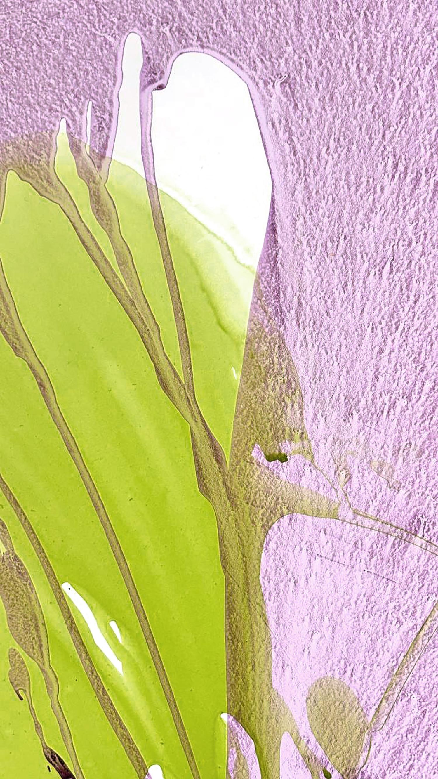 Nothing superfluous. Floral Abstraction, acylic painting by Vika Flartina For Sale 2