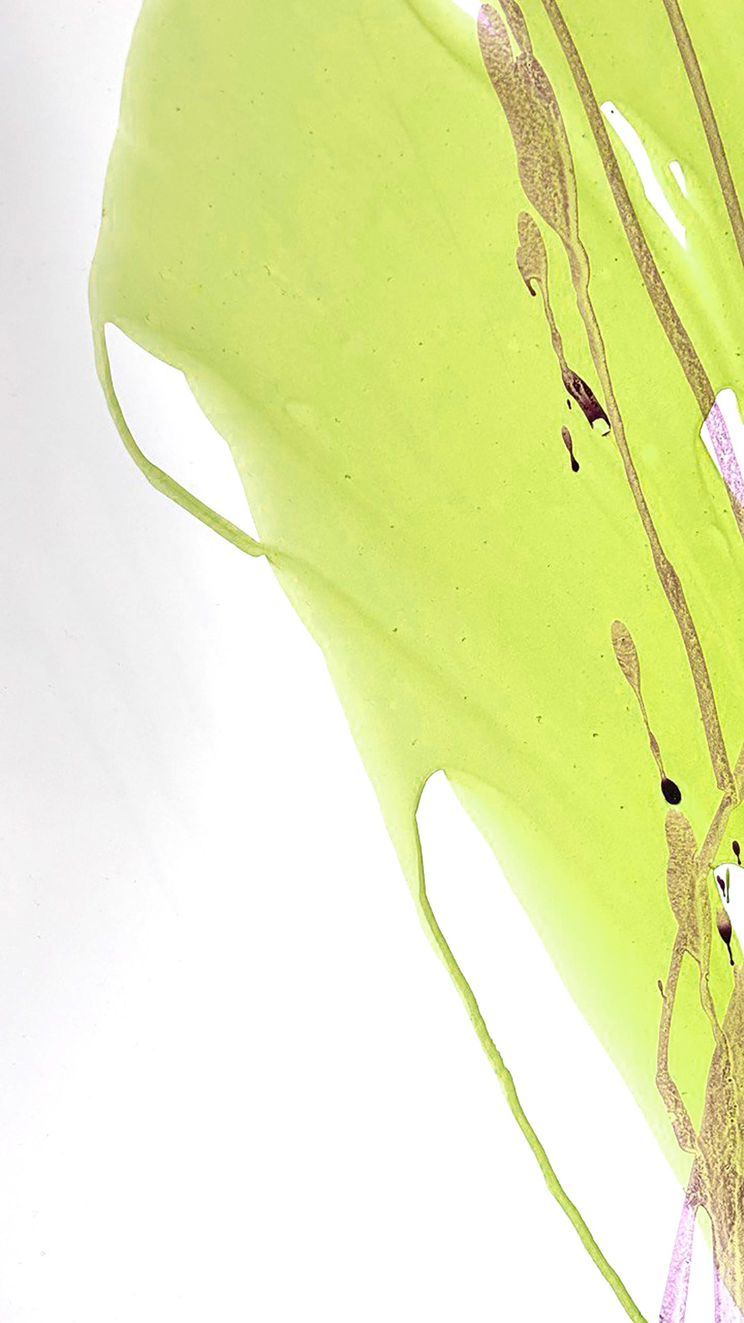 Nothing superfluous. Floral Abstraction, acylic painting by Vika Flartina For Sale 3