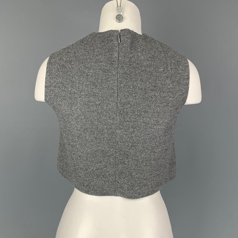 Vika Gazinskaya Blue Cotton Blouse Tunic