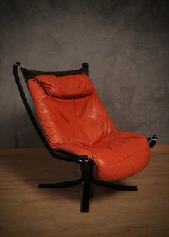 Viking by Frau Norway Club Chair Armchairs, 1970
