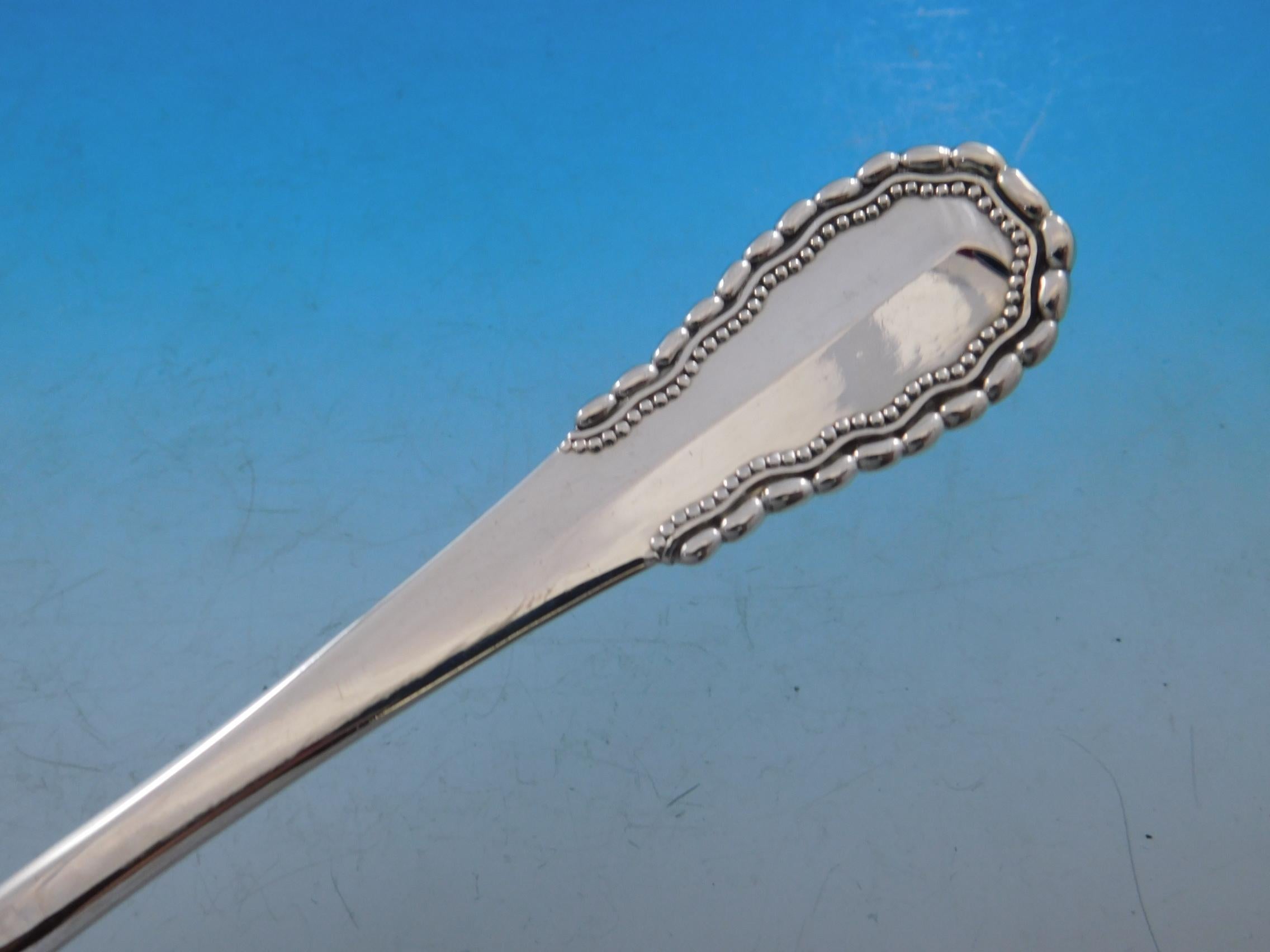 Viking by Jensen Sterling Silver Flatware Set Danish 20 Pieces Rare For Sale at 1stDibs