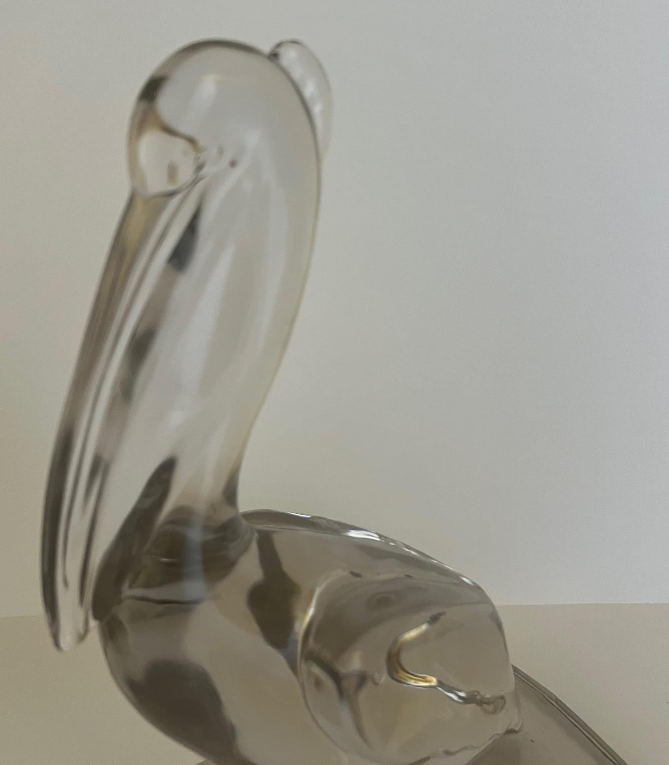 Viking Glass Pelican Bookends, Set of 2 5