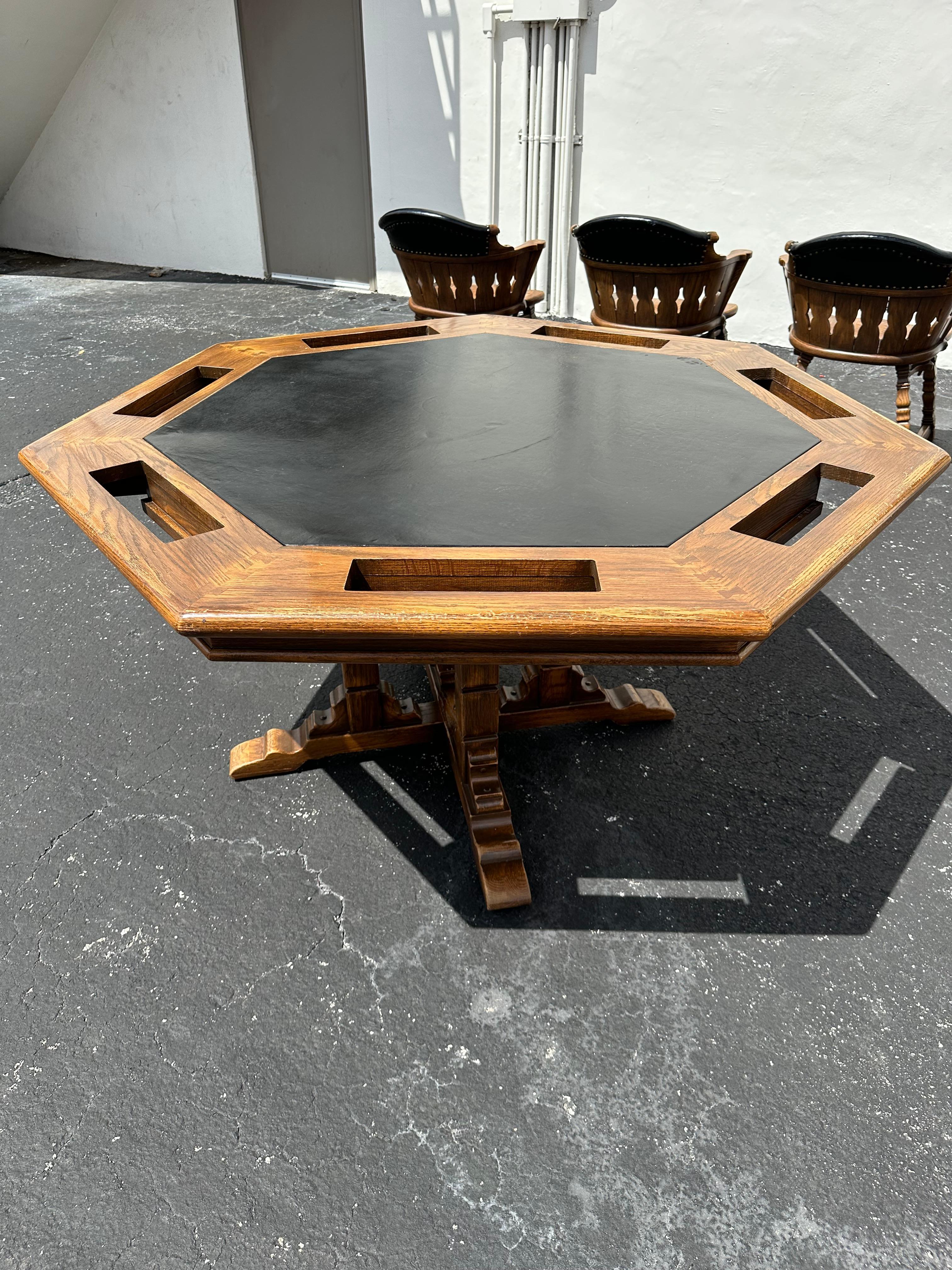 Viking Oak Poker Table 1