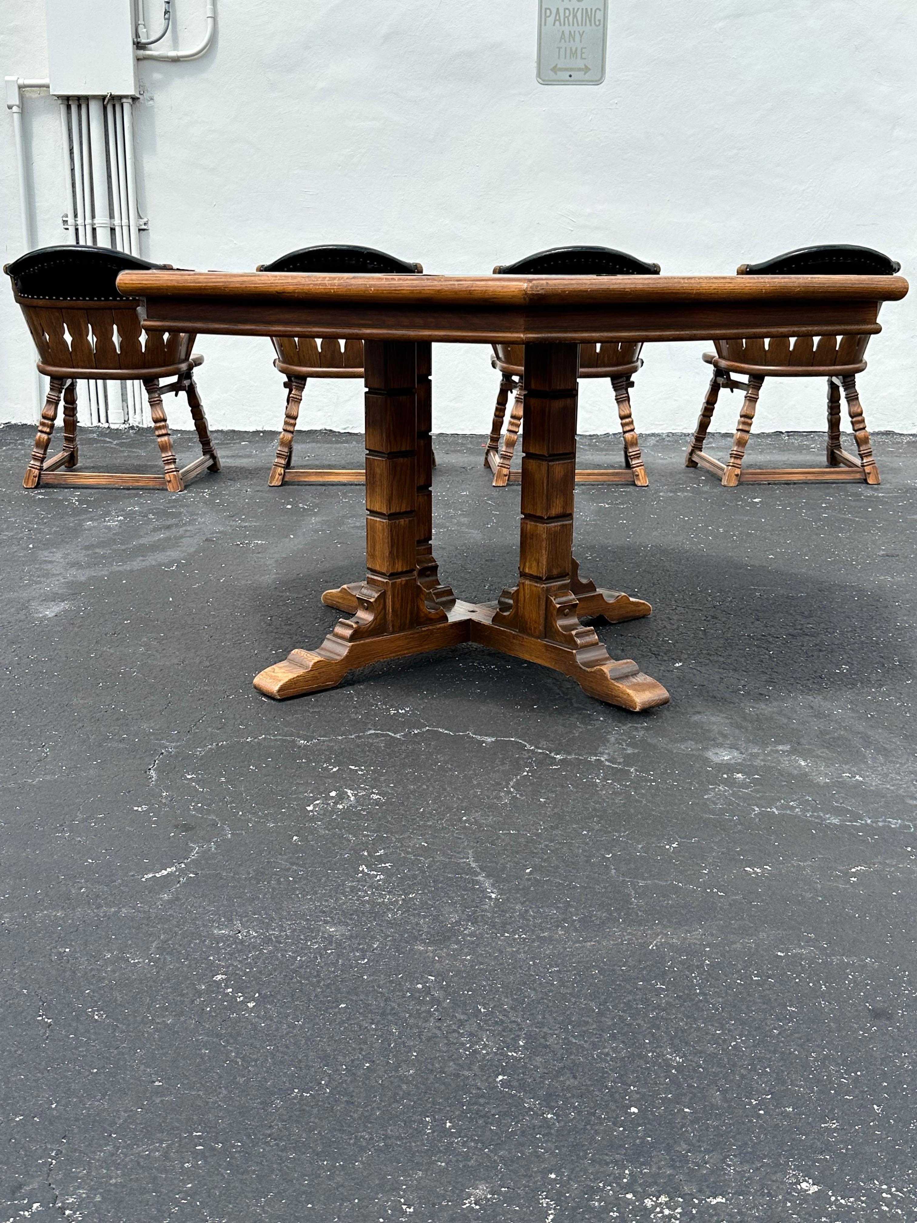 Viking Oak Poker Table 6