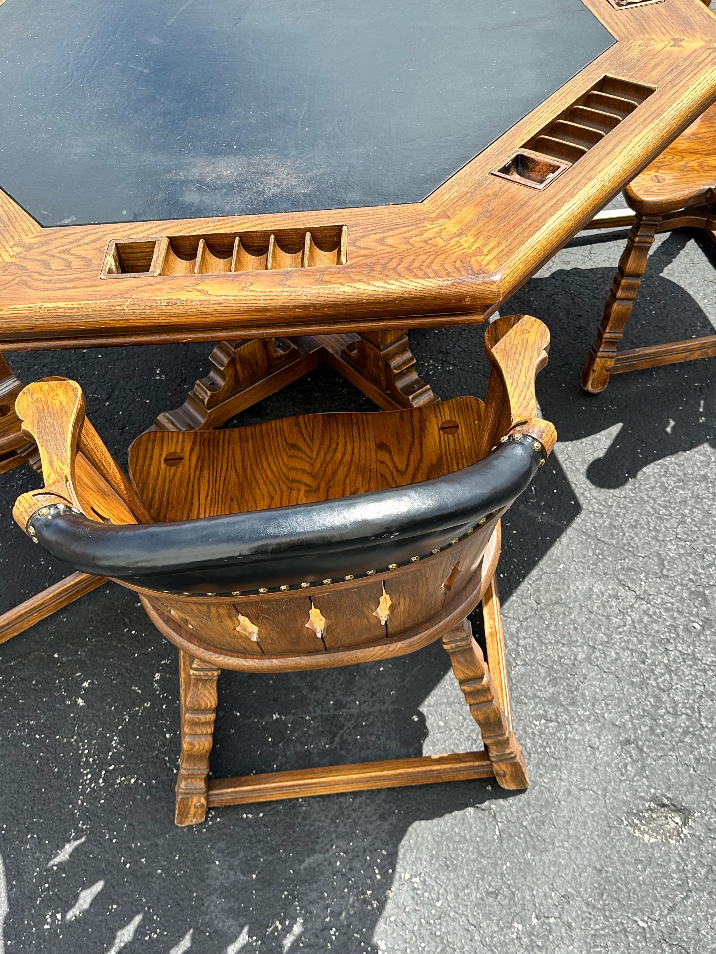 Viking Oak Poker Table 7