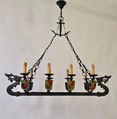 Viking Ship Dragon Boat Chandelier