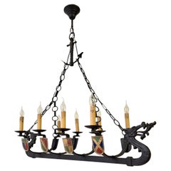 Viking Ship Dragon Boat Chandelier