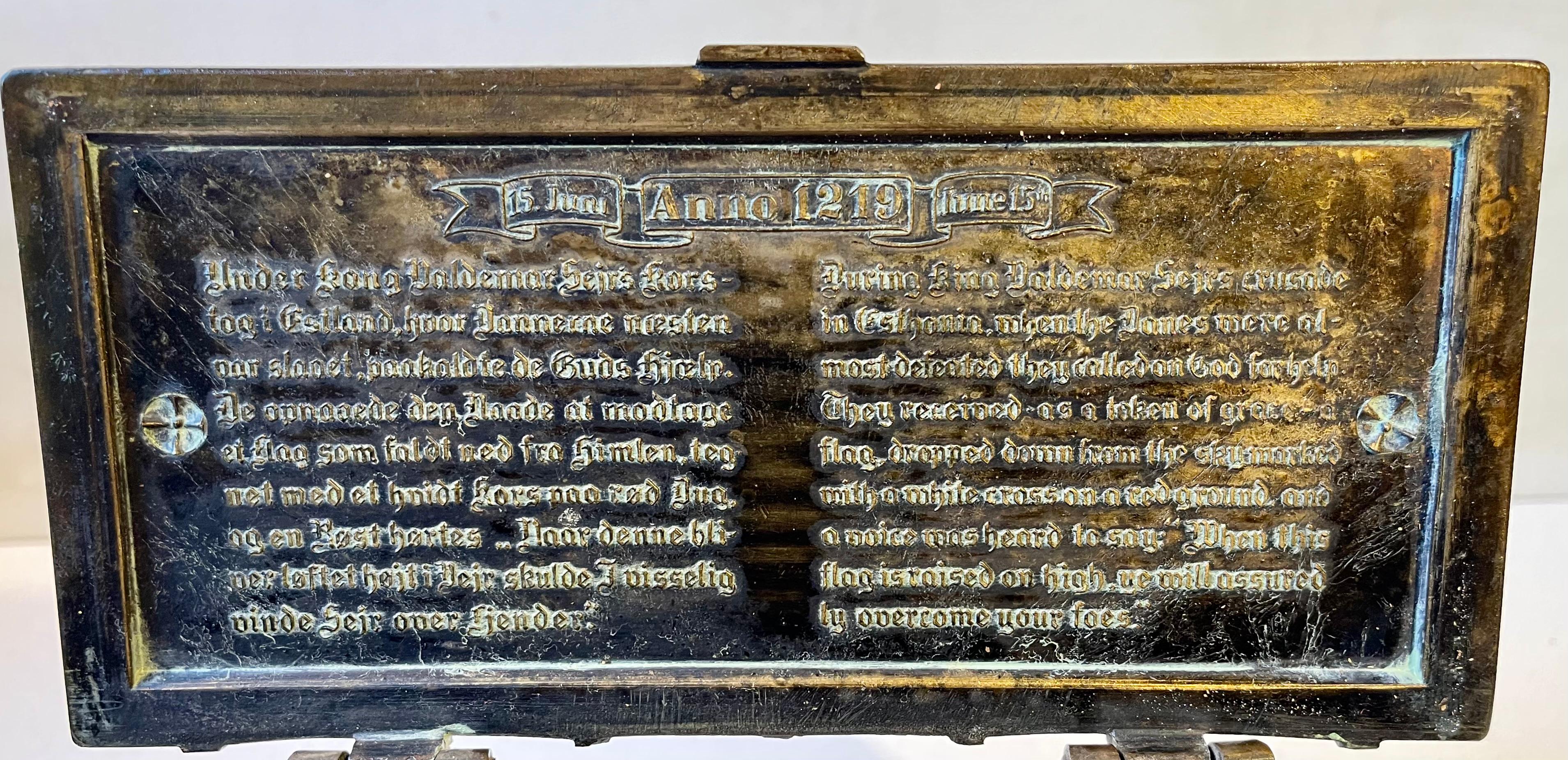 Viking Treasure Chest in Bronze by Edward Aagaard, 1950s In Good Condition In Esbjerg, DK