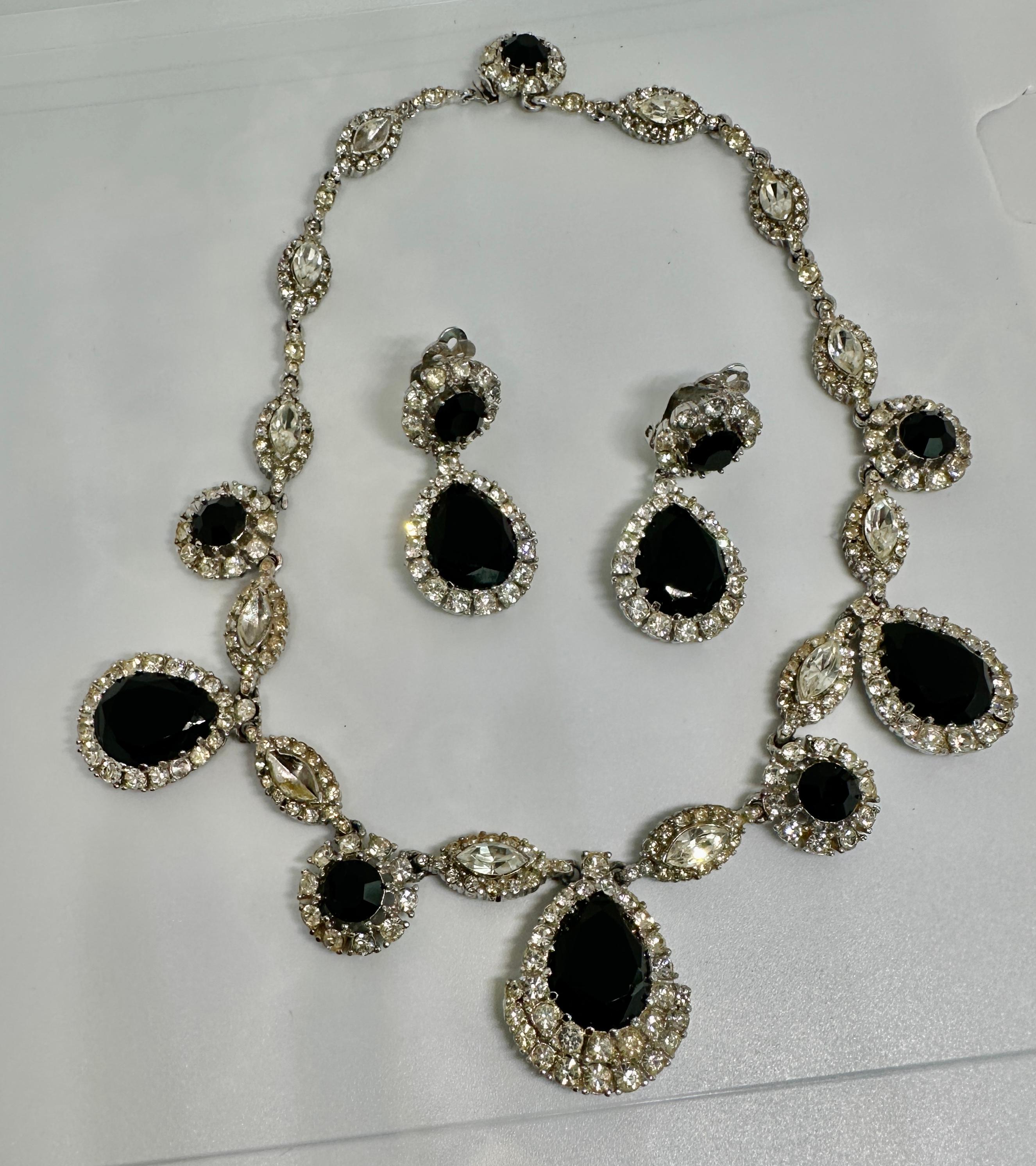 Women's Vikki Carr Necklace Earrings Worn To George Bush State Dinner White House Ciner For Sale