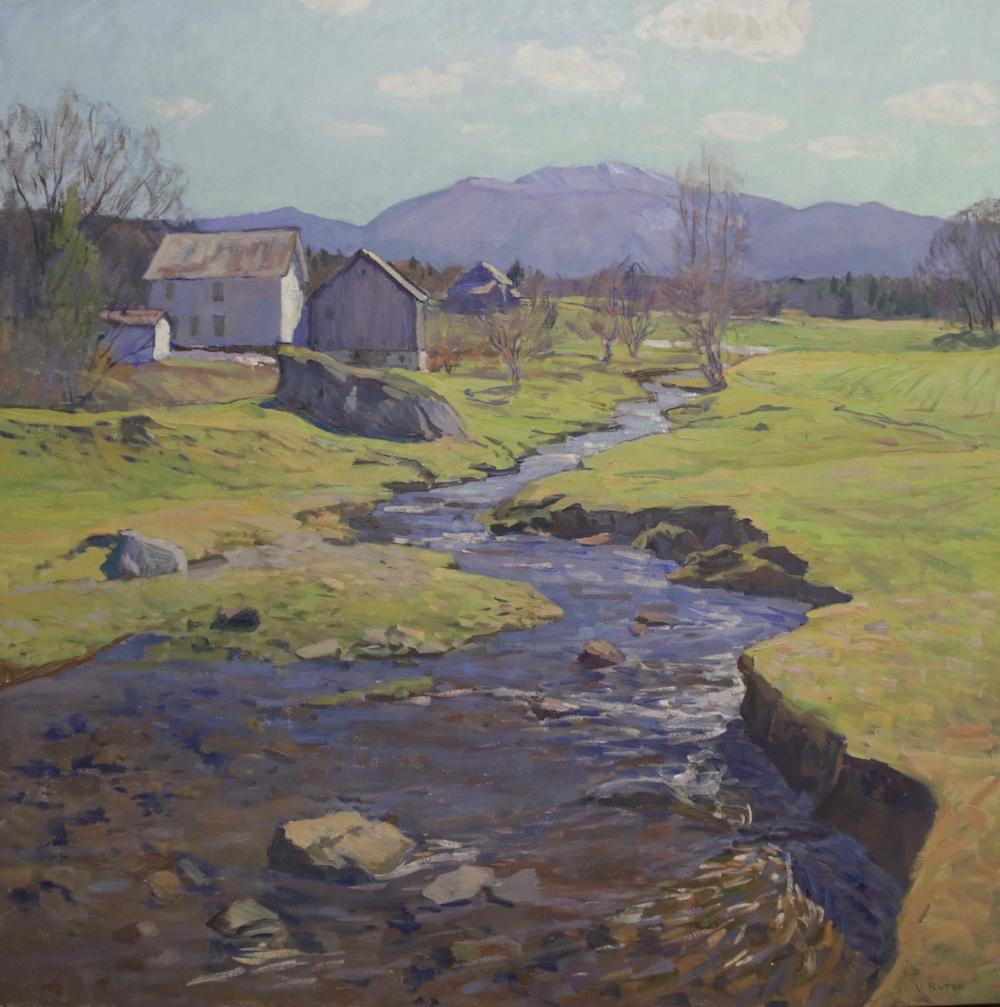 Viktor Butko Landscape Painting - Blue Creek