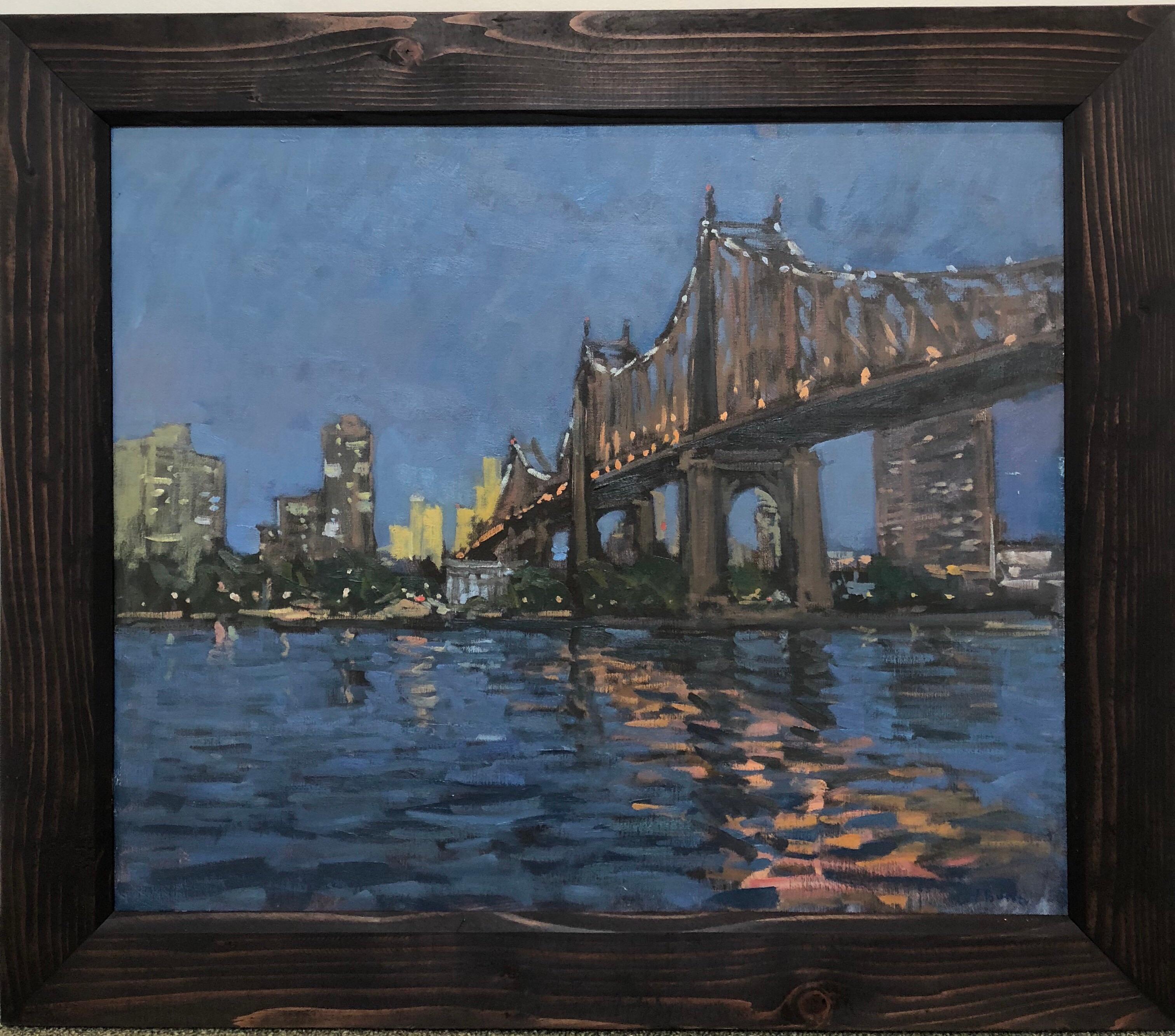 Brooklyn Bridge - Painting by Viktor Butko