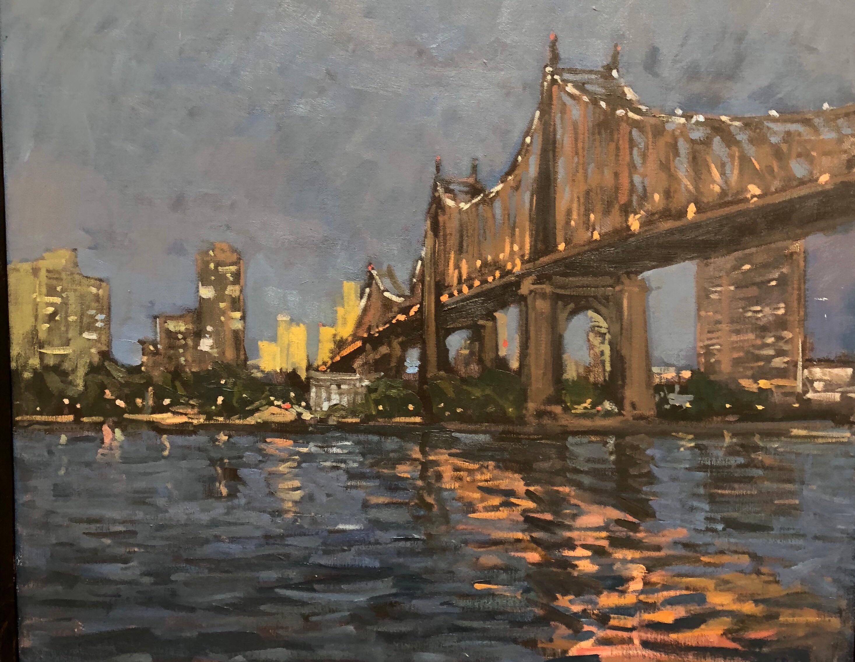 Viktor Butko Landscape Painting - Brooklyn Bridge