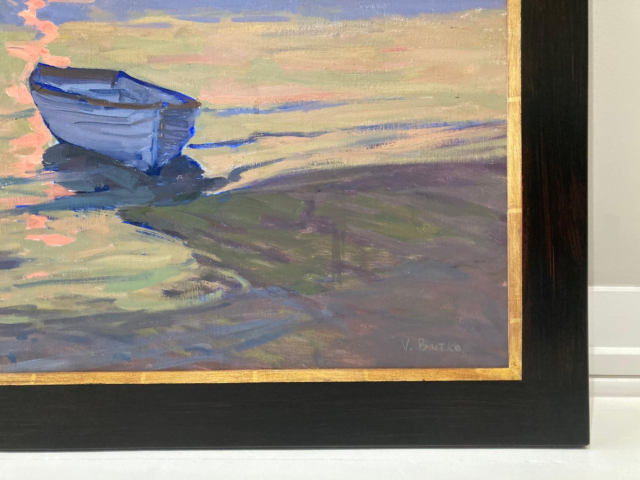 tramonto quadro impressionista
