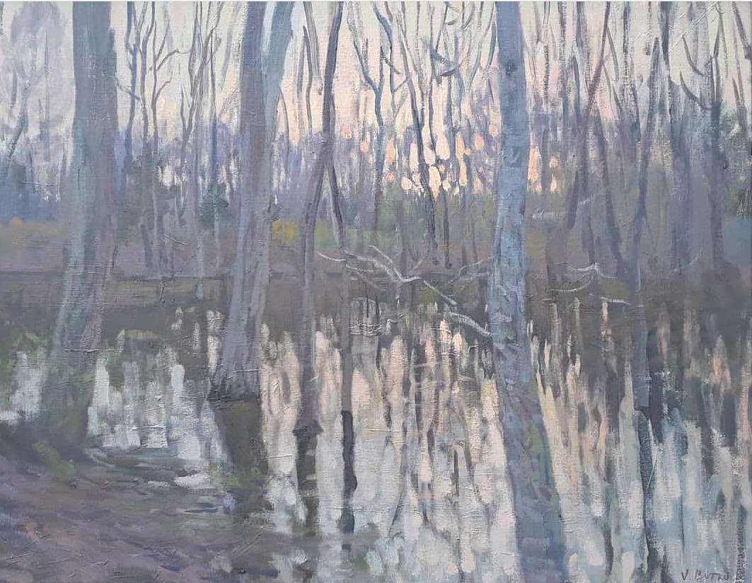 Viktor Butko Landscape Painting - Deer Park Lane