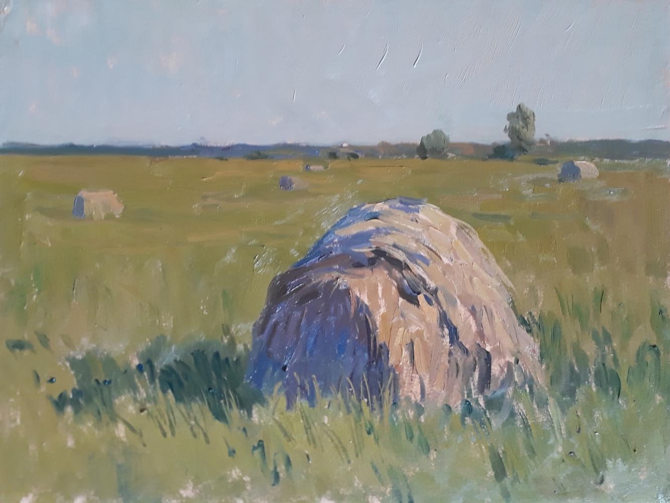 Viktor Butko Still-Life Painting - Haystack