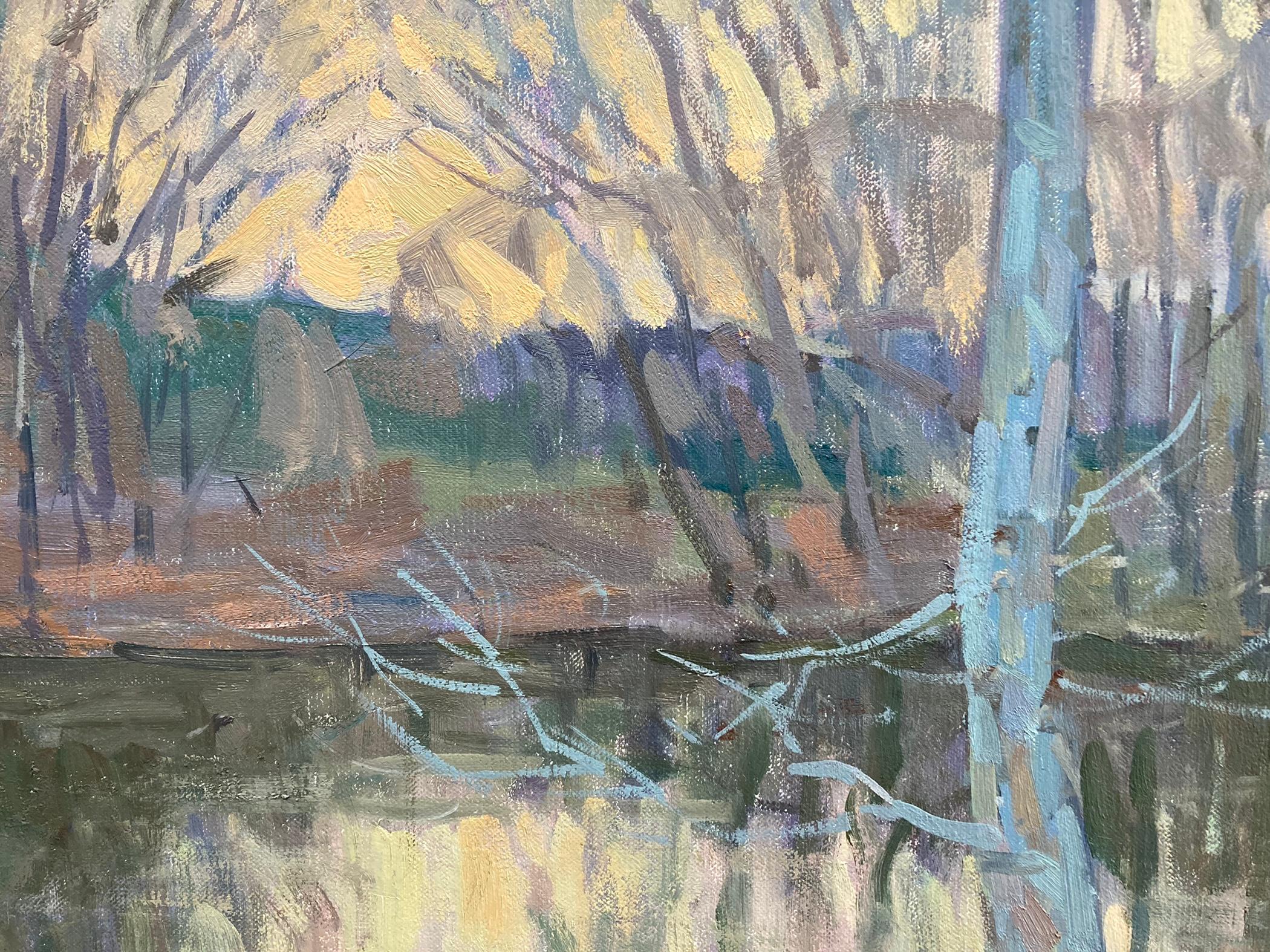 Sunset on Silver Pond, Diptych 2