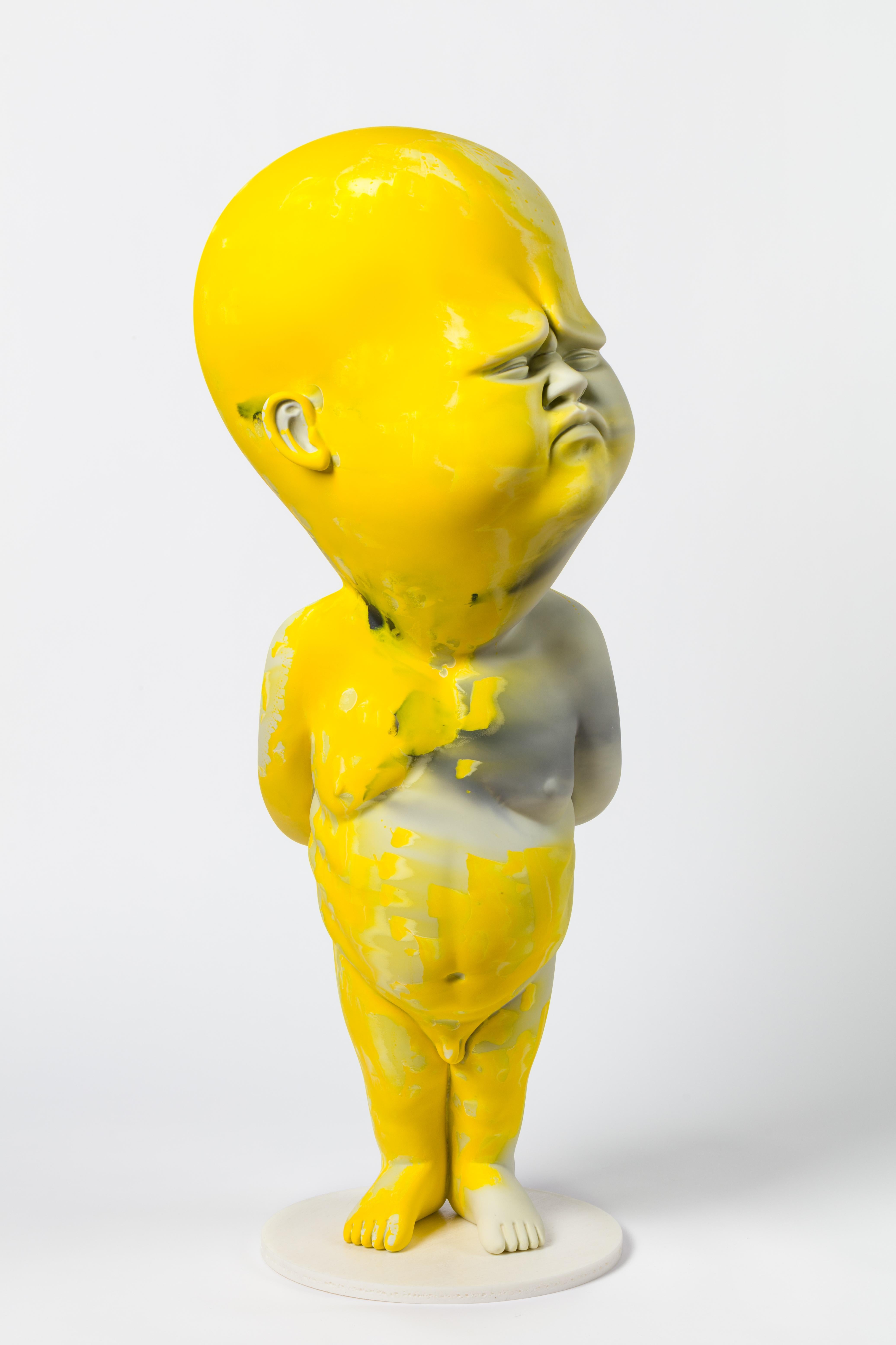 Niemand (UE) - Figurative Sculpture Grigio di Viktor Frešo