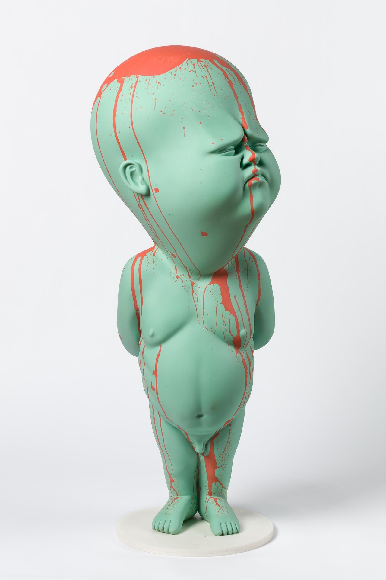 Niemand (UE) - Figurative Sculpture Grigio di Viktor Frešo