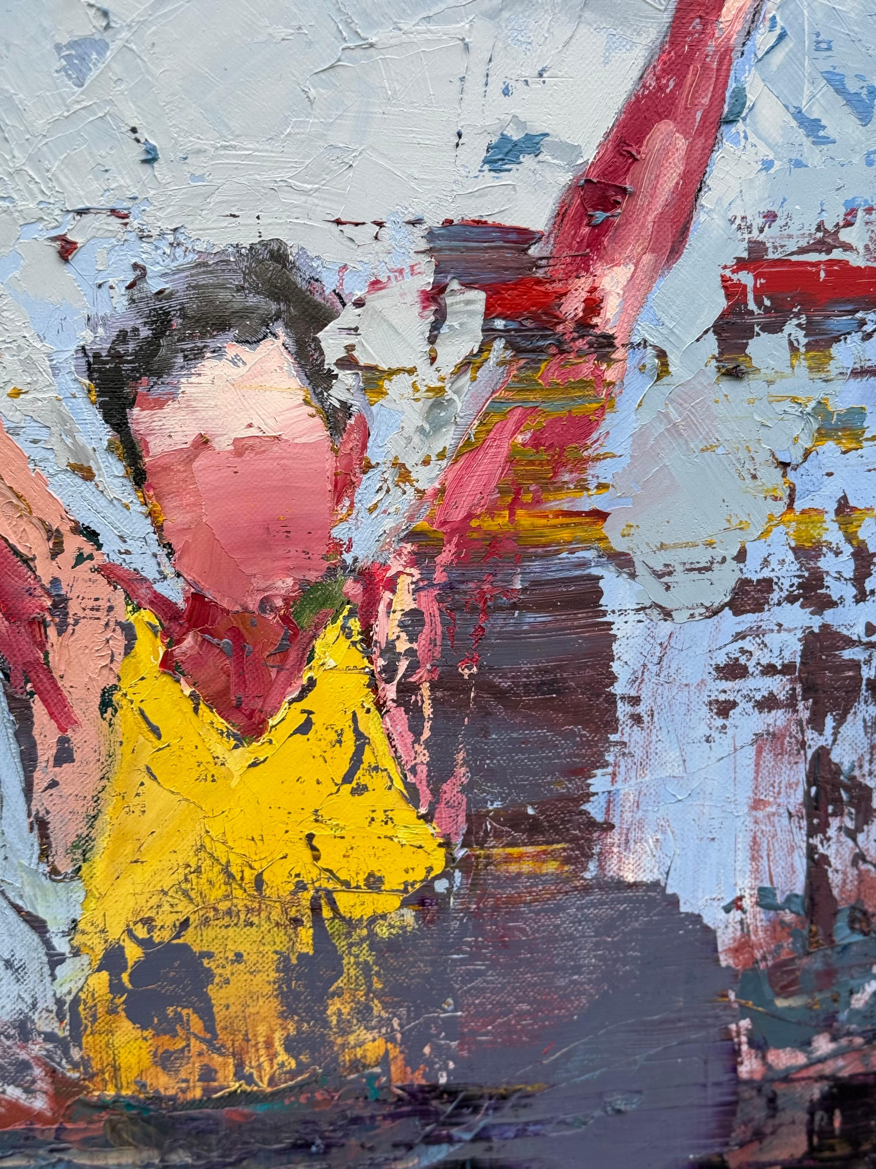 „Ein geisterhafter Sieg“ – Painting von Viktor Gutsul