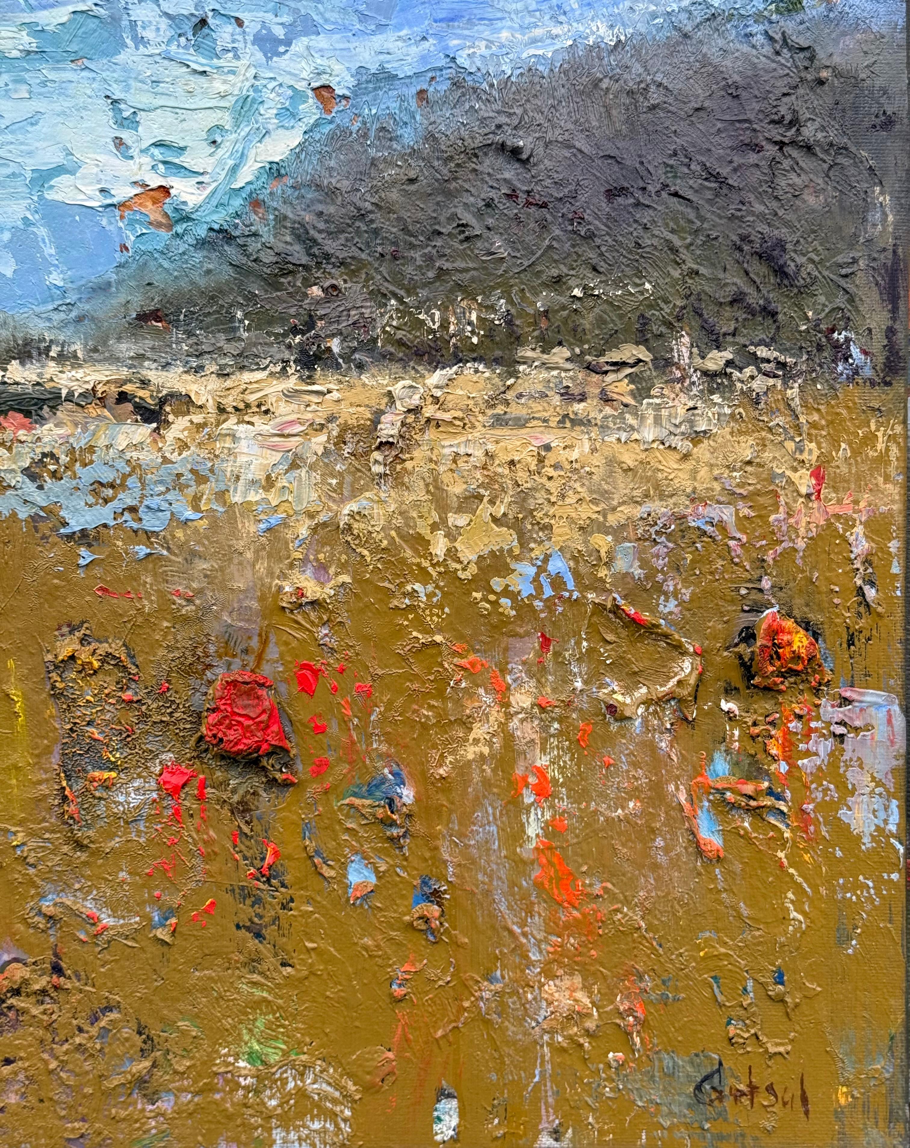 „Pre autumn warmth“ – Painting von Viktor Gutsul