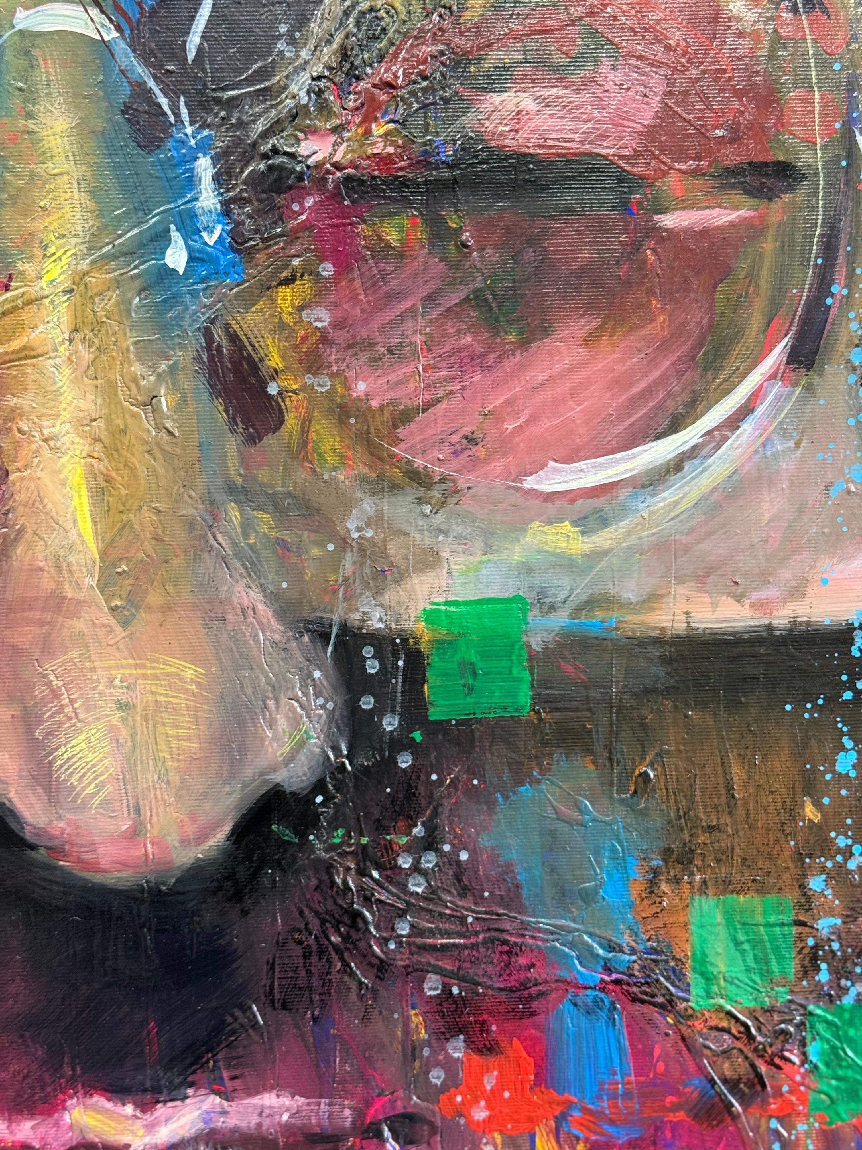 „Through the Ages“ (Abstrakt), Painting, von Viktor Gutsul
