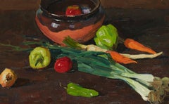 Viktor Ivanovich Kalashnikov 'Still Life with Radishes and Onions' Painting