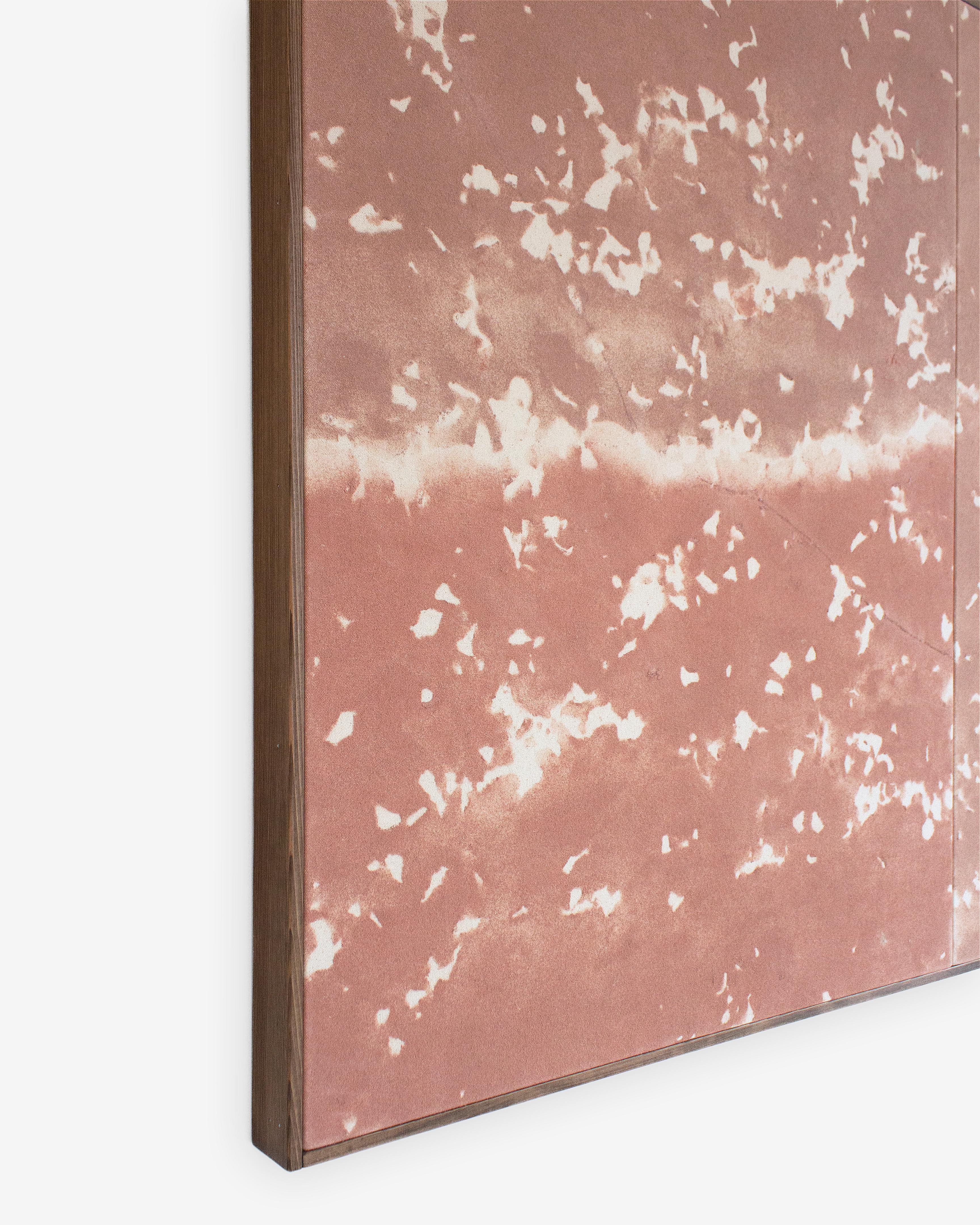 Abstract Minimalist Skyscape Painting in Neutral Tones by Viktor Kobylianski For Sale 1