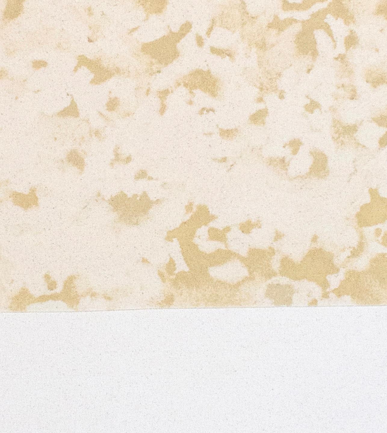 Abstract Minimalist Skyscape Painting in Neutral Tones by Viktor Kobylianski For Sale 2