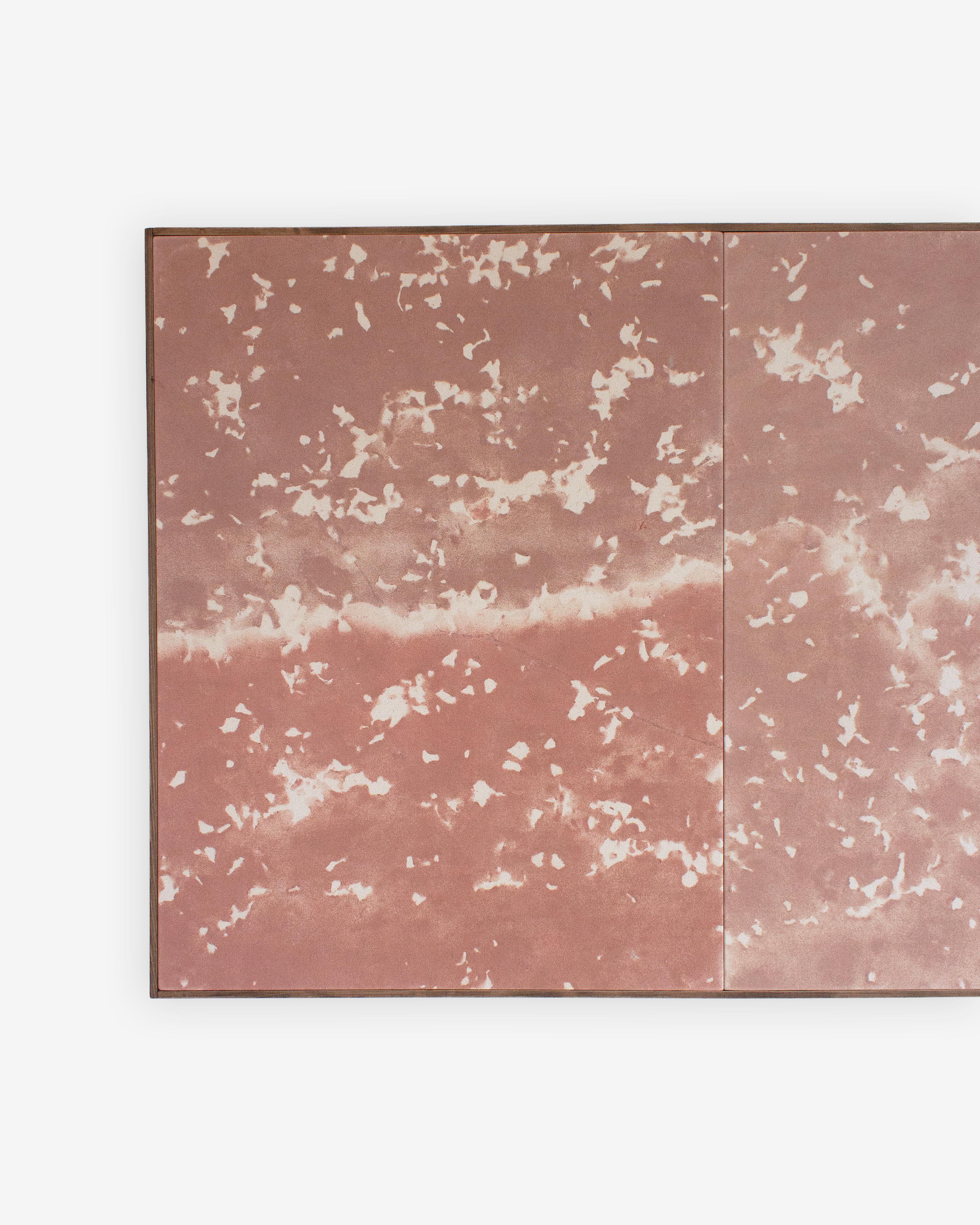 Abstract Minimalist Skyscape Painting in Neutral Tones by Viktor Kobylianski For Sale 2