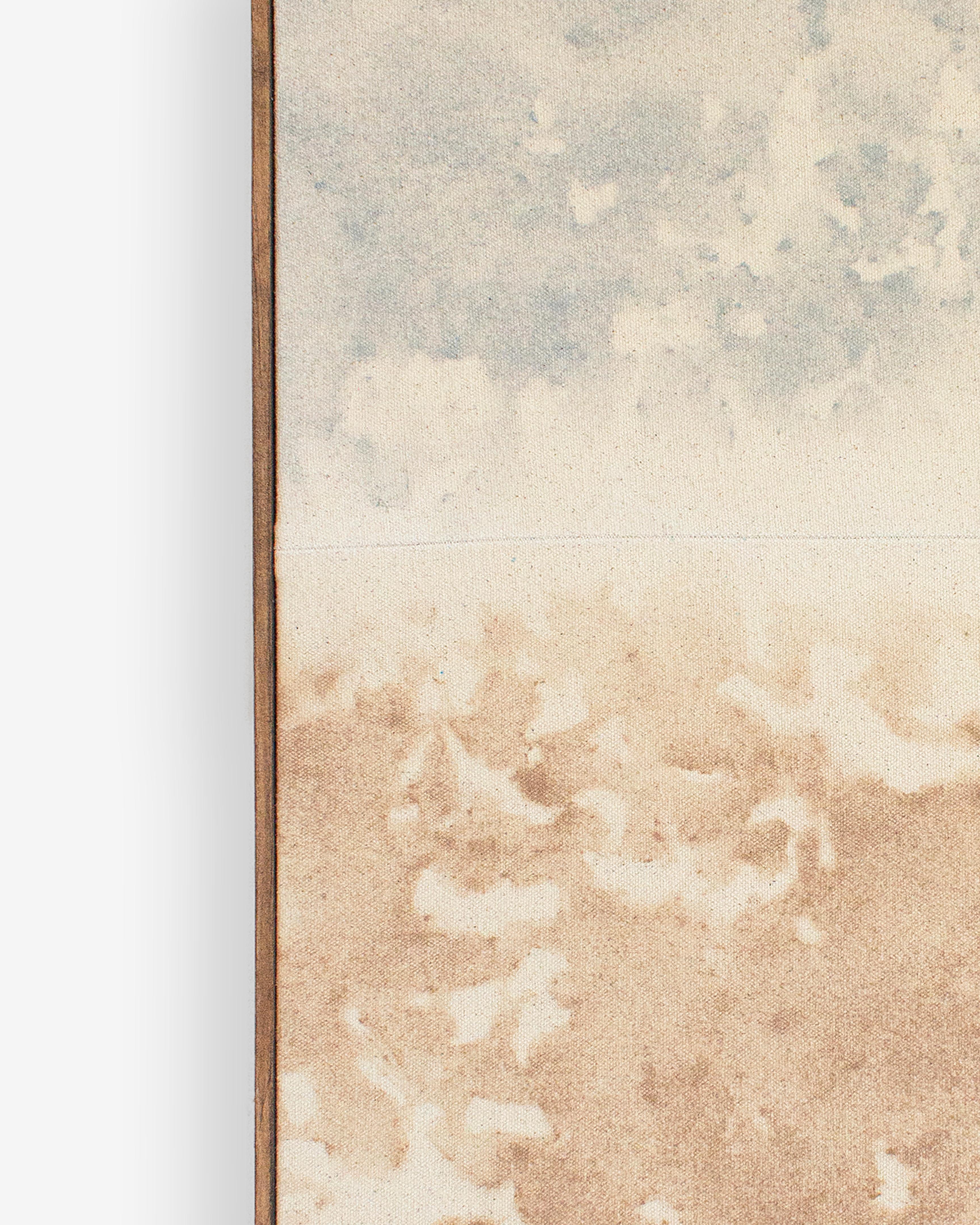 Viktor Kobylianski Abstract Composition Earth and Sky Tones Mixed Media Canvas en vente 2