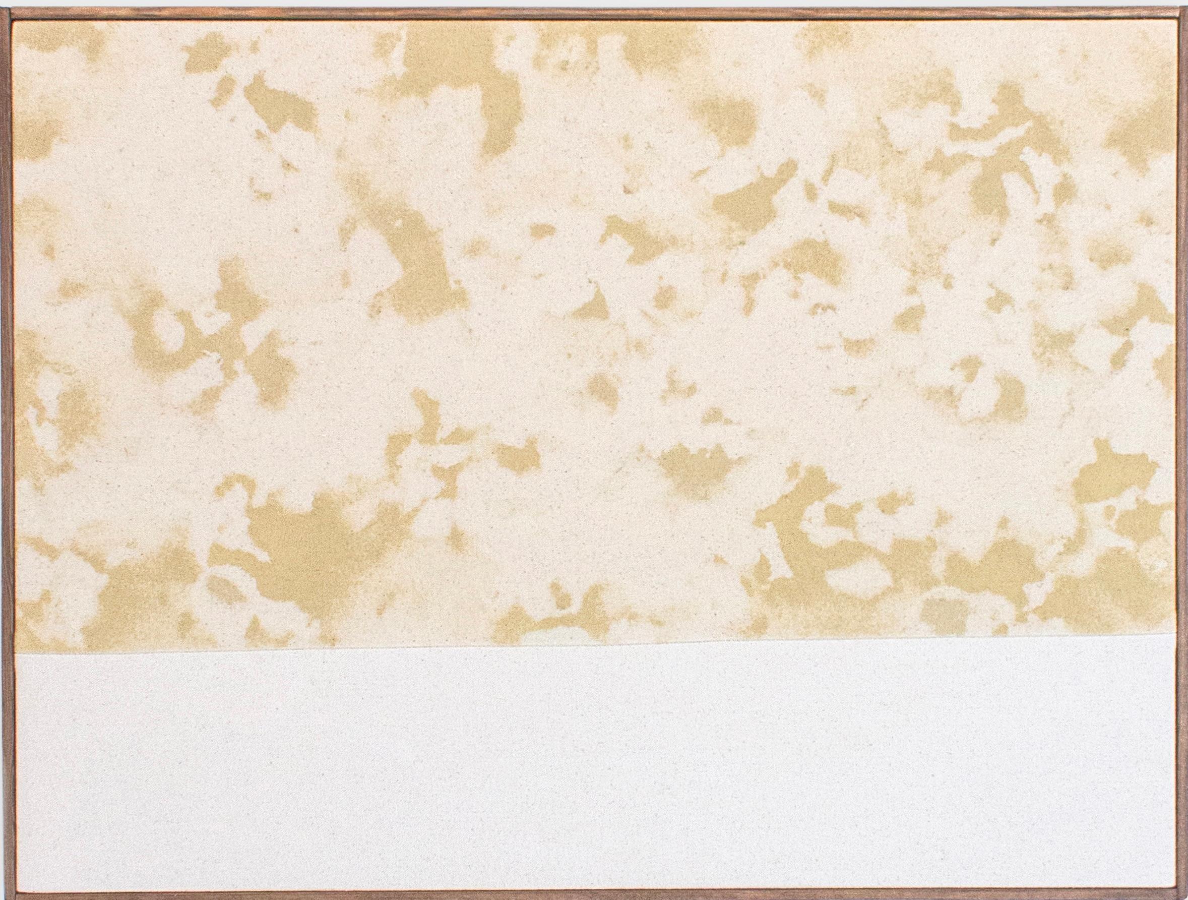 Abstract Minimalist Skyscape Painting in Neutral Tones by Viktor Kobylianski For Sale 3