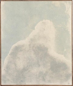 Abstract Minimalist Skyscape Painting in Neutral Tones by Viktor Kobylianski