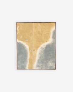 Abstract Minimalist Skyscape Painting in Neutral Tones by Viktor Kobylianski