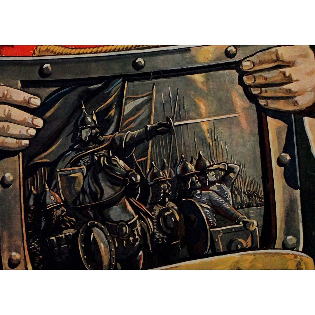 1954 original poster by Victor Koretsky Russians and Ukrainians Together Forever For Sale 1