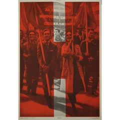 Affiche de propagande soviétique originale de 1967 par Viktor Koretsky - CCCP USSR