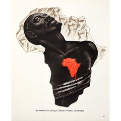 CIRCA 1960 von Viktor Koretsky - Patrice Lumumba - Afrikanische Unabhängigkeit
