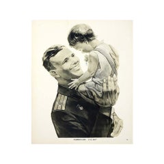 CIRCA 1960 Originalplakat von Koretsky - Kommunismus ist Frieden