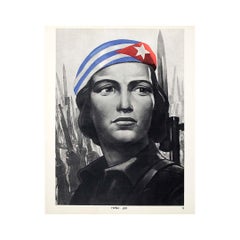 Circa 1960 original poster by Viktor Koretsky - Yes to Cuba