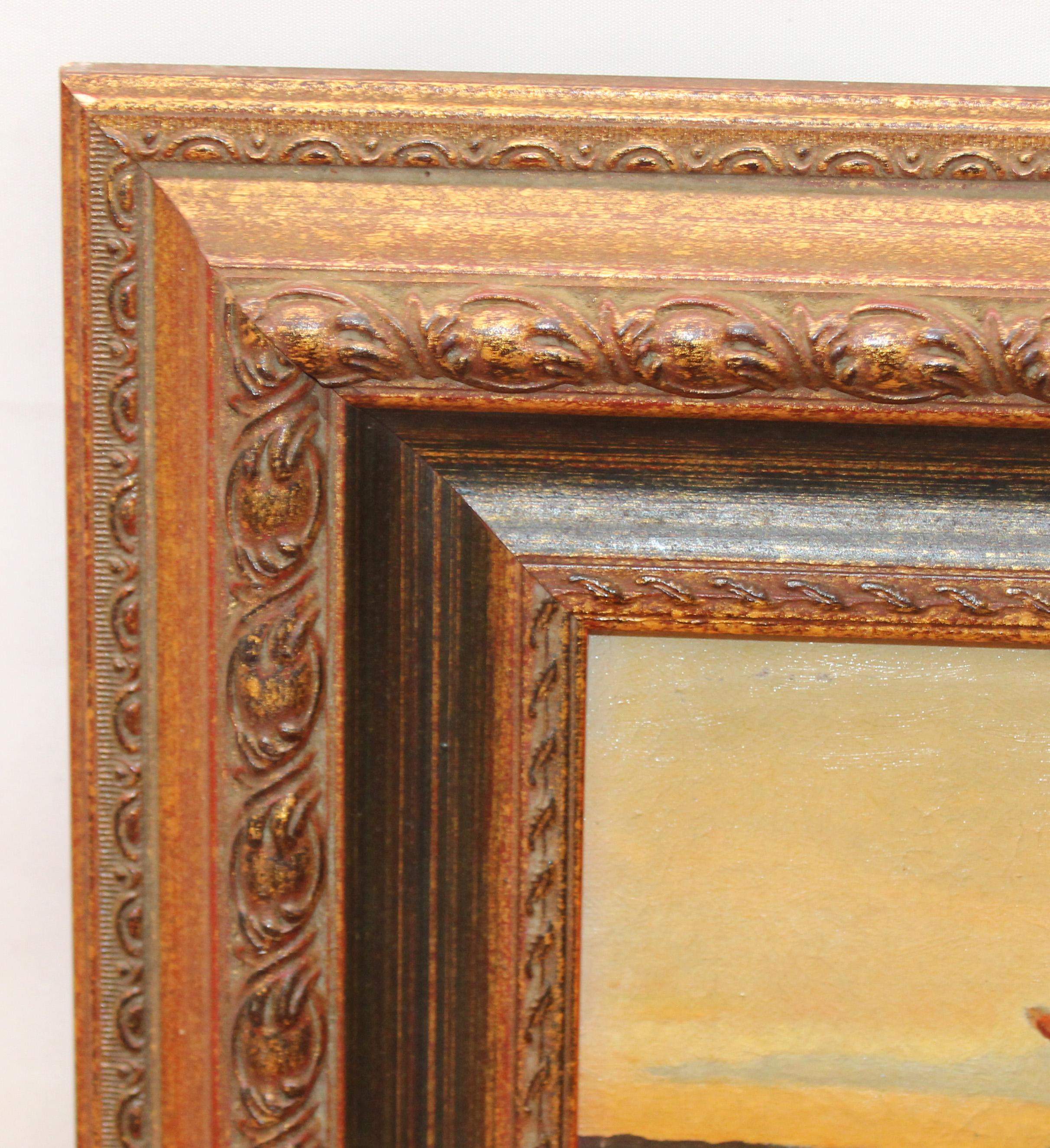 El caballero en la encrucijada - Óleo sobre tela en venta 4