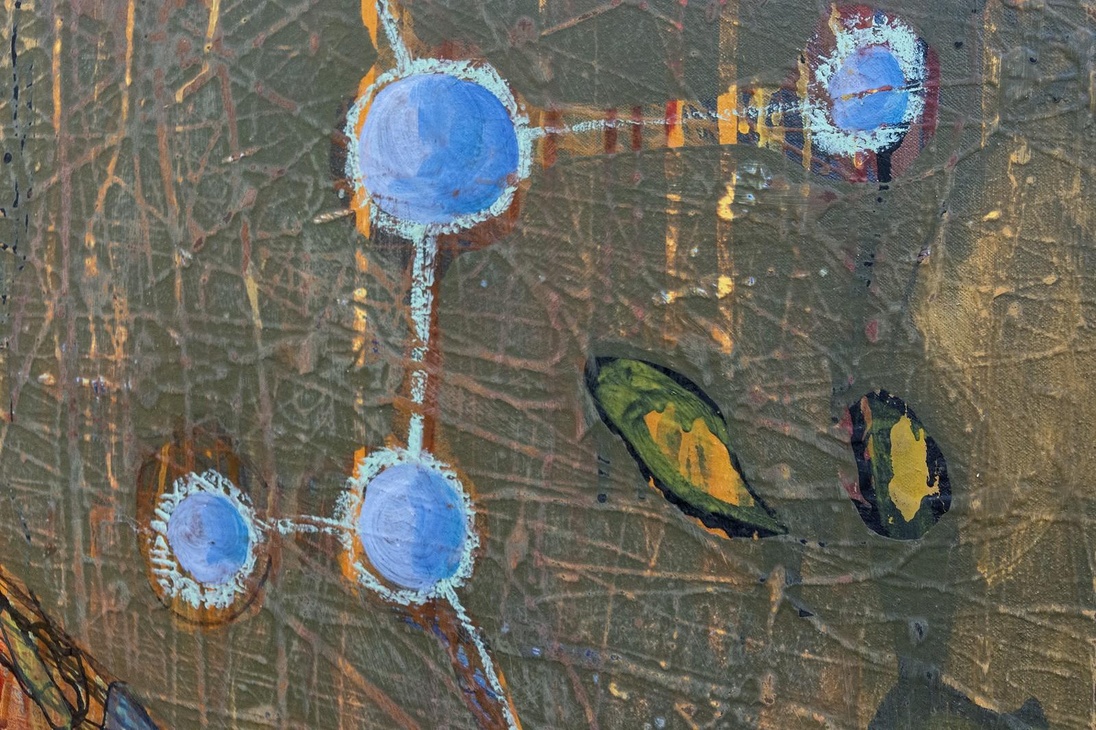Markierung Nr. 9 - kühn, farbenfroh, gestisch, ausdrucksstark, abstrakt, Öl auf Leinwand (Zeitgenössisch), Painting, von Viktor Mitic