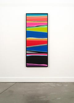 Southern Stripes 24-02 - pop-art, graffiti, acrylic and spray paint on canvas
