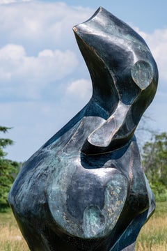 Constellation Cygnus - large, tall, abstract, bronze, outdoor sculpture