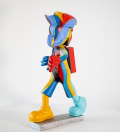 XoX Kiddo Walker - sculpture, résine et peinture