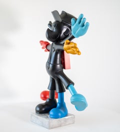 XoX Vitruvian Kiddo - sculpture, résine et peinture