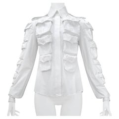 Viktor & Rolf 2002 White Multi Pocket Button Down