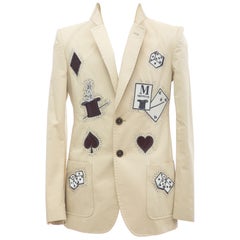 Viktor & Rolf Runway Men's Embroidered & Diamante Sport Coat, Spring 2005