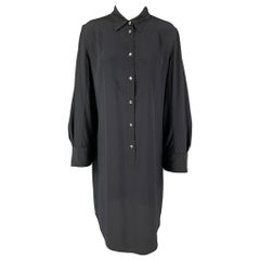 VIKTOR & ROLF Talla 10 Vestido de seda negro