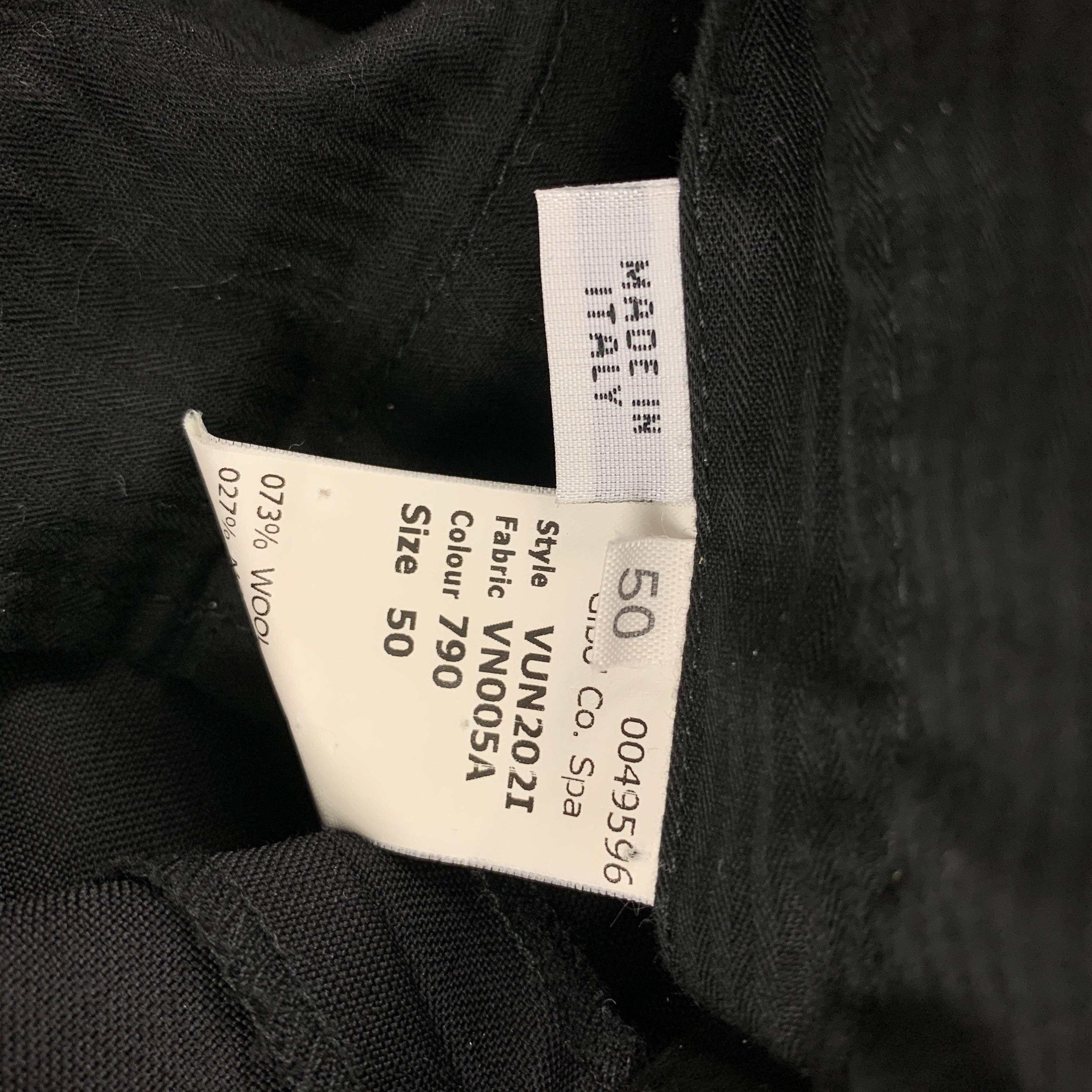 VIKTOR & ROLF Size 34 Black Wool / Mohair Tuxedo Dress Pants In Excellent Condition In San Francisco, CA